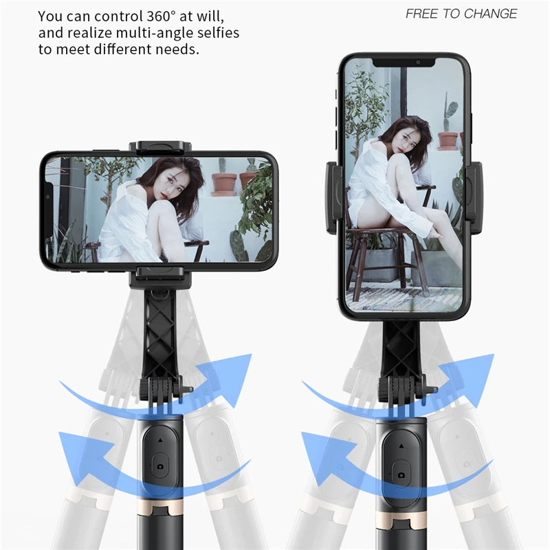 Roreta 2023 New Gimbal Stabilizer Selfie Stick - CONGATON