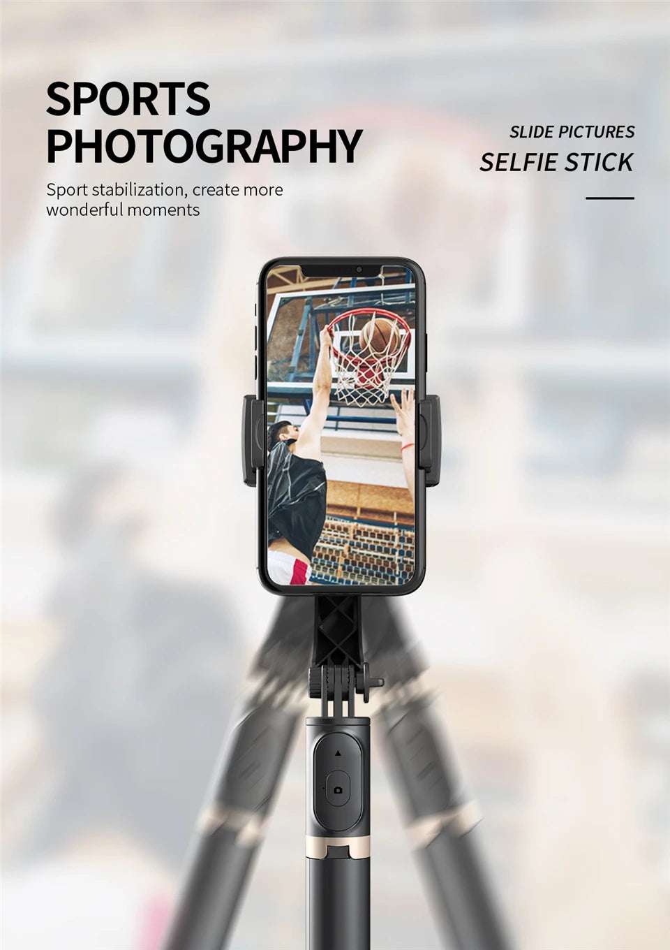 Roreta 2023 New Gimbal Stabilizer Selfie Stick - CONGATON
