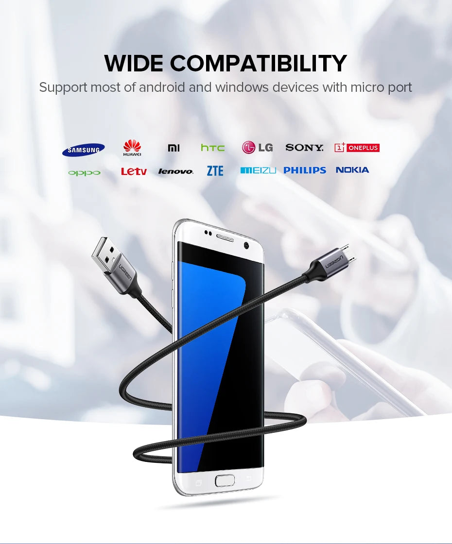 Ugreen Micro USB Cable 3A - CONGATON
