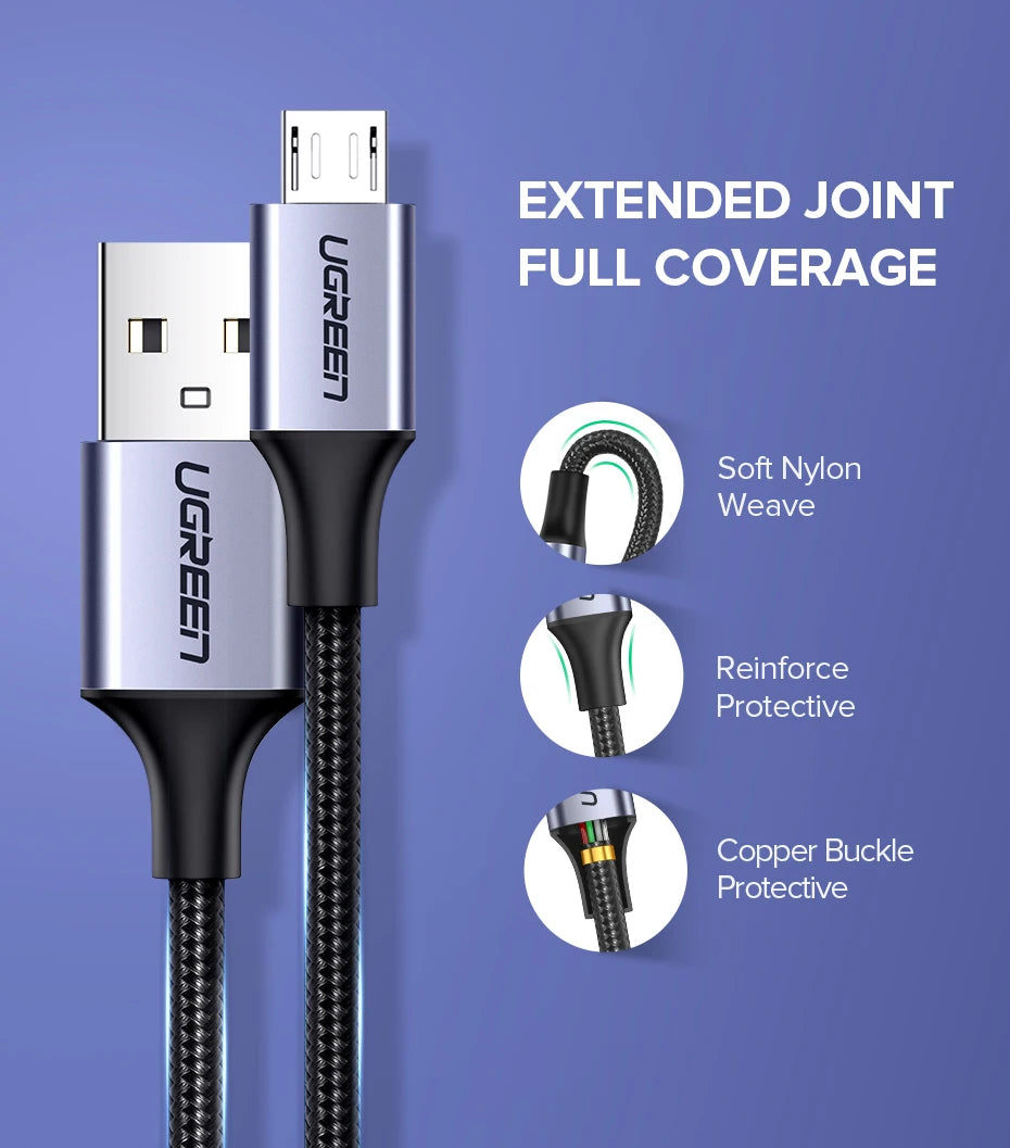 Ugreen Micro USB Cable 3A - CONGATON