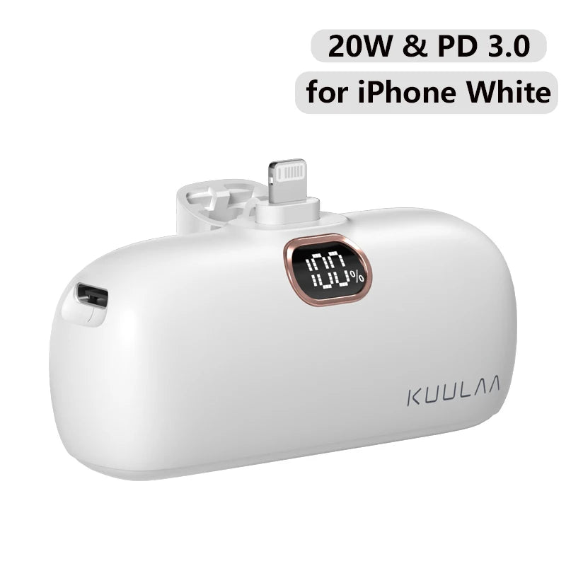 KUULAA Mini Power Bank 5000mAh - CONGATON