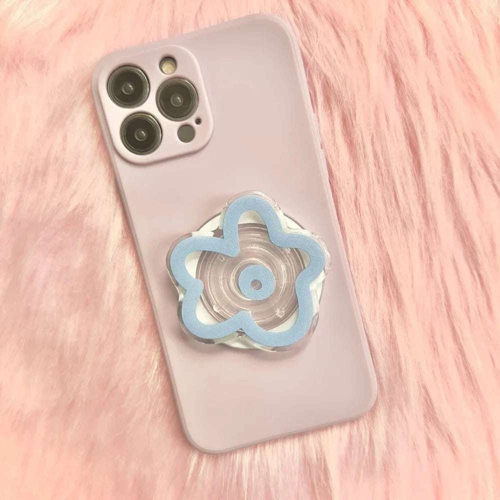 Korean Smile Face Flower Magnetic Stand Holder - CONGATON
