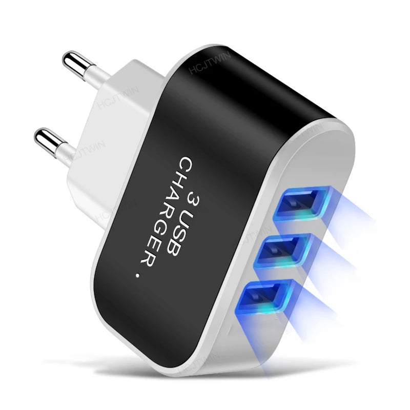 Tutew 3 USB Ports Multifunctional Charger - CONGATON