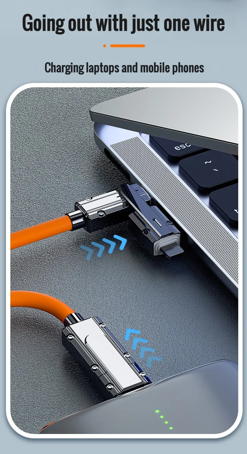 Type C To Typec Cable 2-In-2 66W - CONGATON