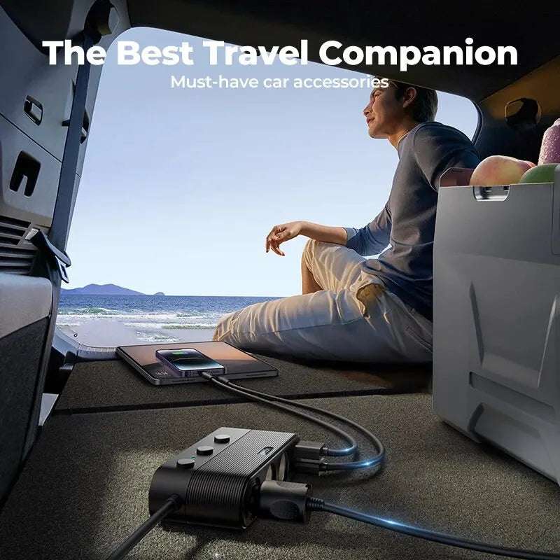 Joyroom 139W 7 in 1 Car Charger Adapter - CONGATON