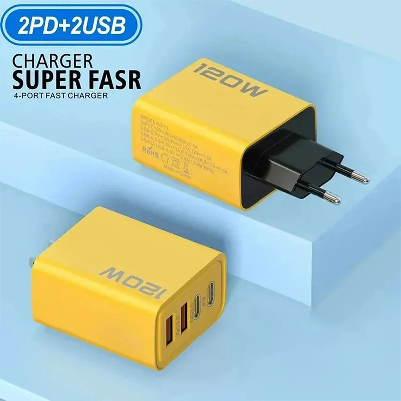 PD USB Type C Fast Charger 4Ports - CONGATON