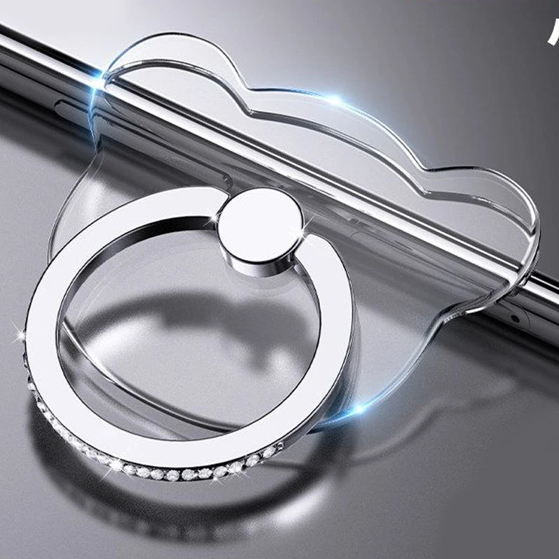 Transparent Cell Phone Ring Holder Stand 360°Degree - CONGATON