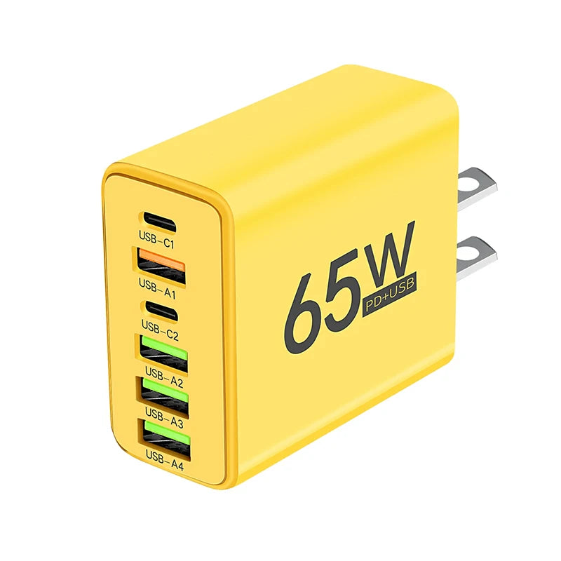 USB Type C Charger 6 Ports PD Fast Charger - CONGATON