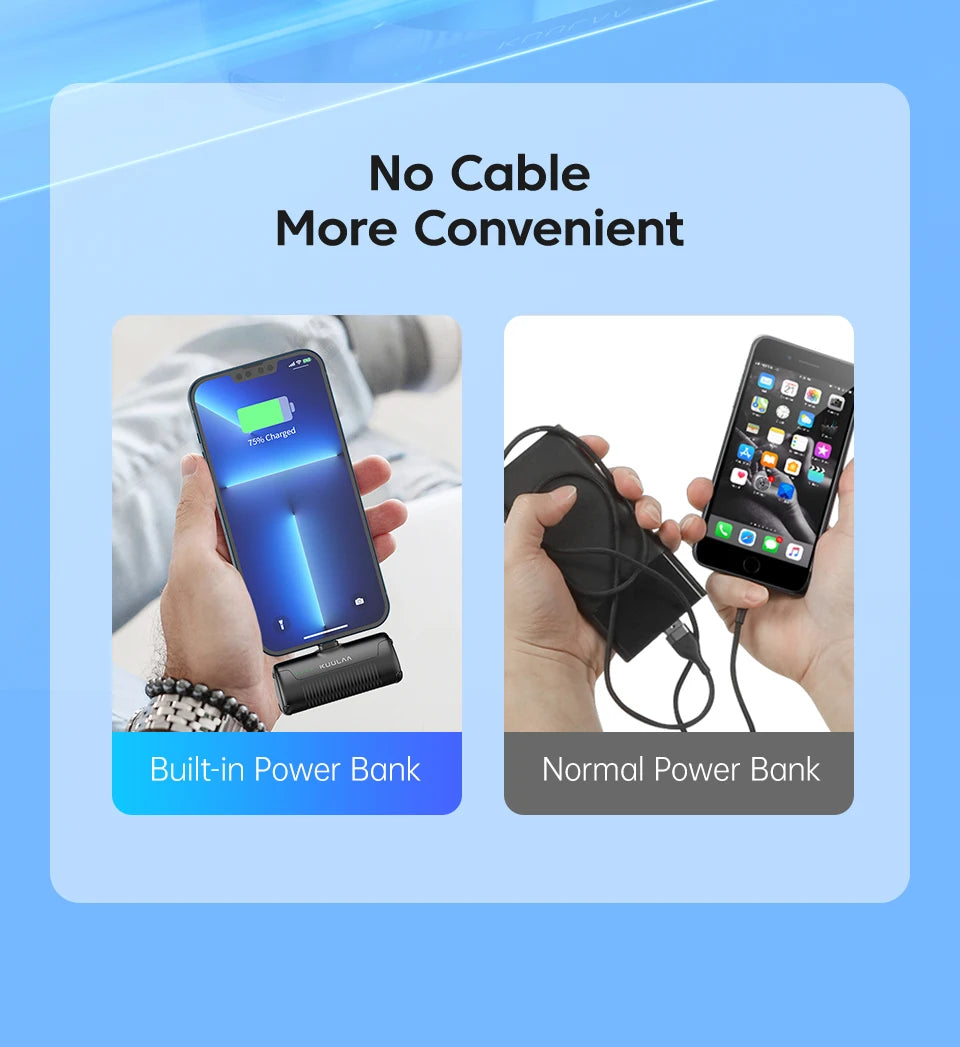 KUULAA Mini Power Bank 4500mAh - CONGATON