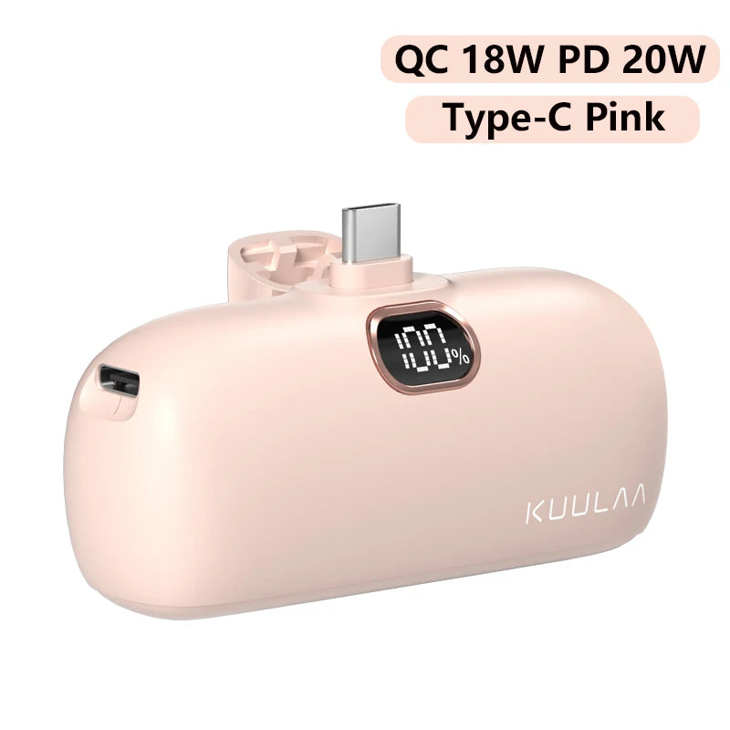 KUULAA Mini Power Bank 5000mAh - CONGATON