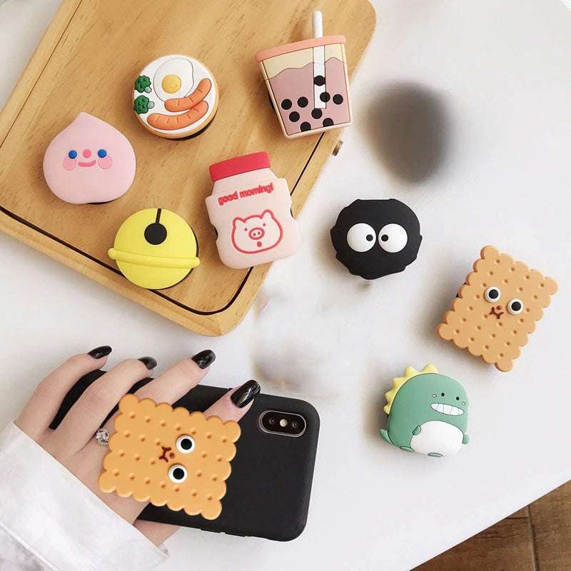 Cartoon Cute Animal Folding Mobile Phone Grip Holder - CONGATON