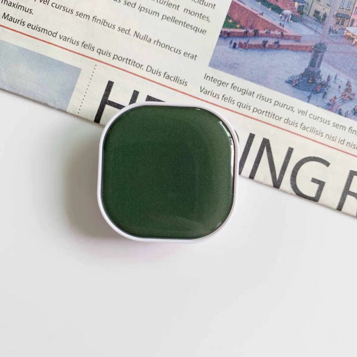 Cute Square Popping Sockets Grip Phone Holders Finger Ring - CONGATON
