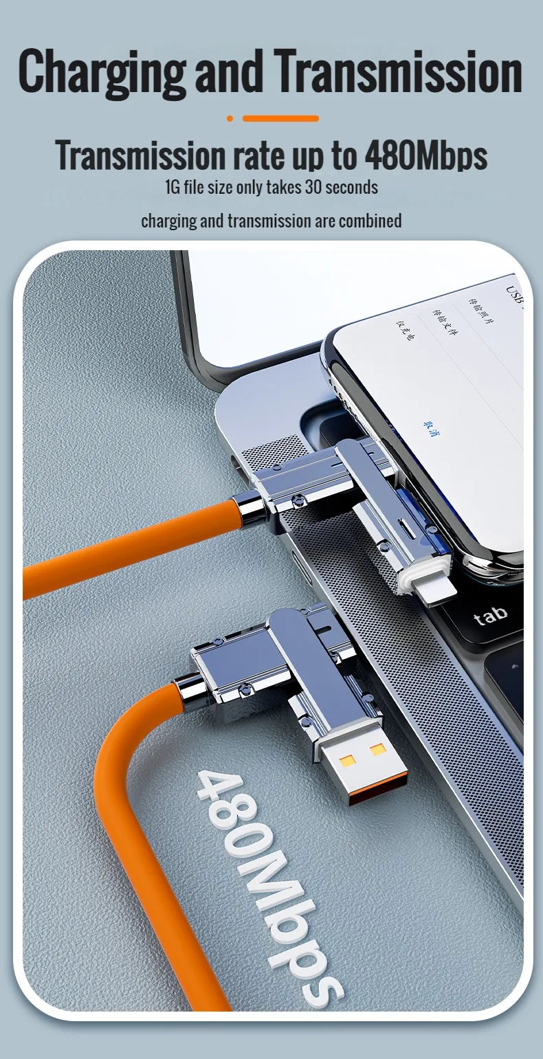 Type C To Typec Cable 2-In-2 66W - CONGATON