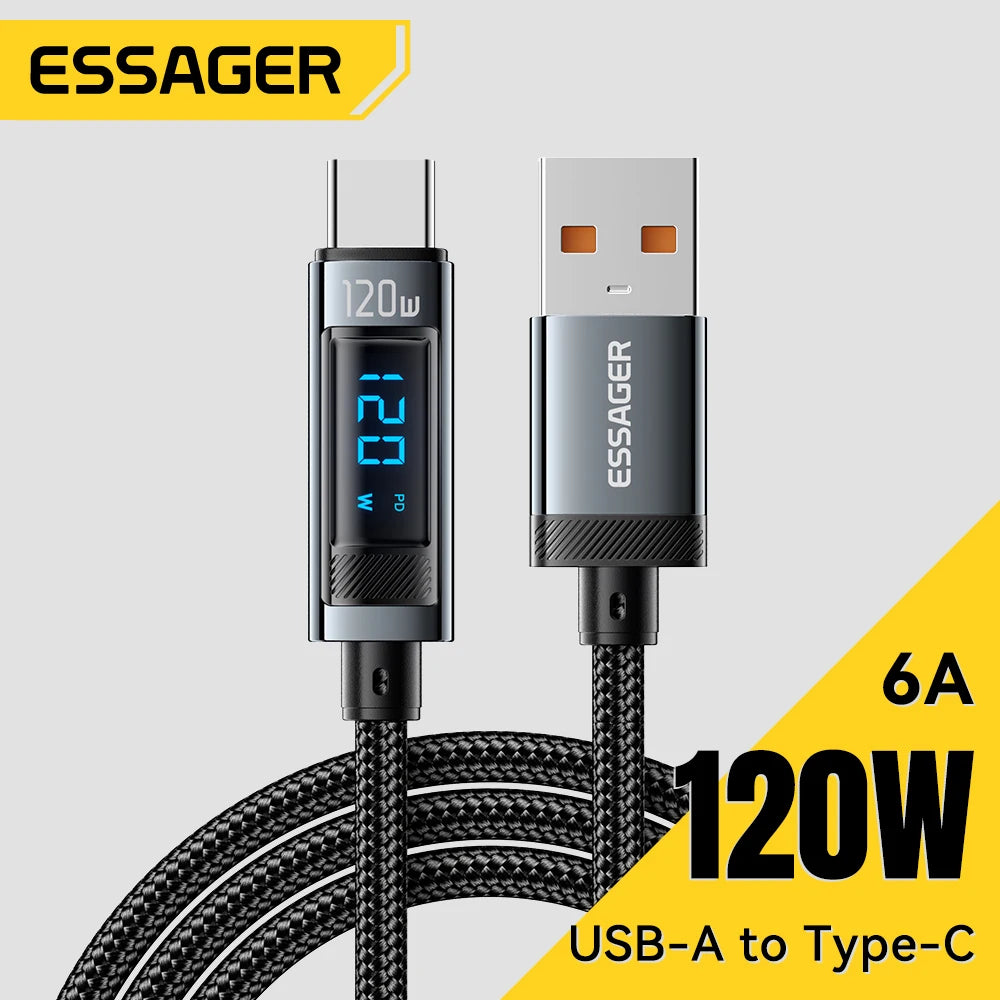 Essager 120W USB Type C Cable - CONGATON
