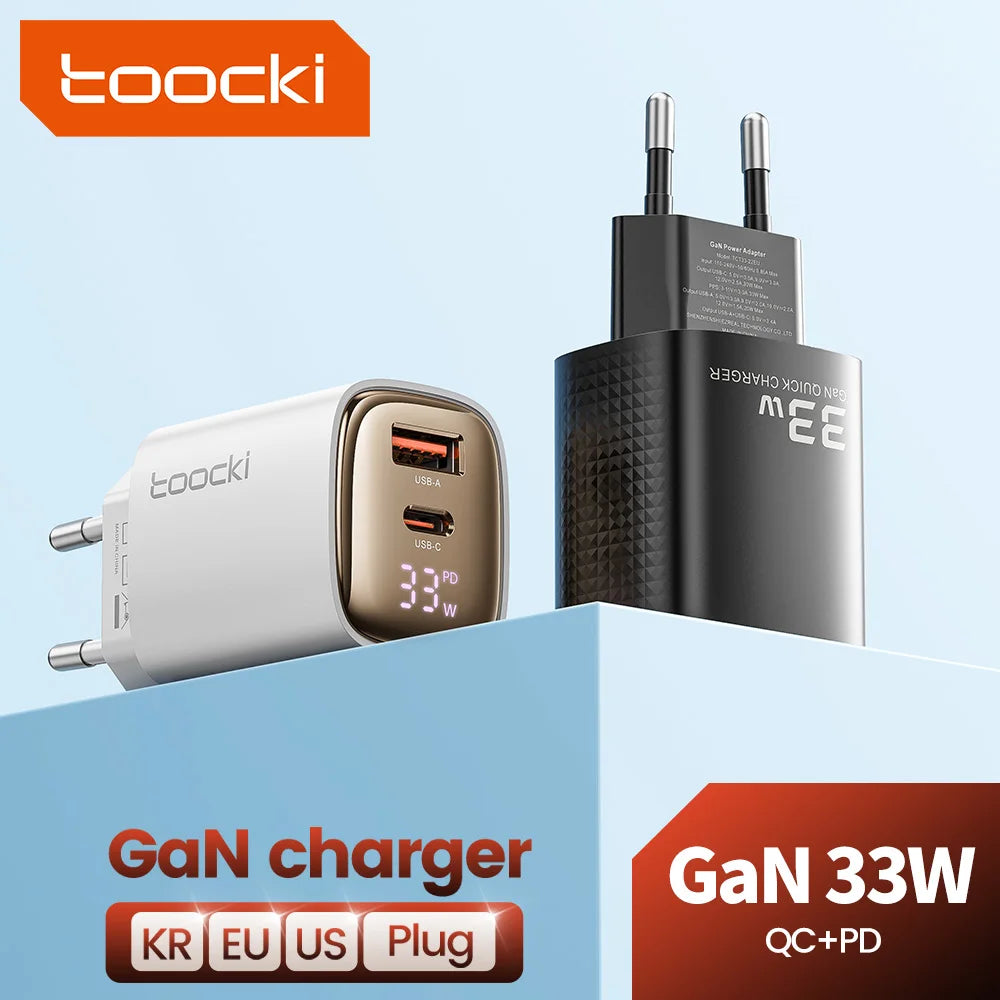 Toocki 33W GaN USB C Charger - CONGATON