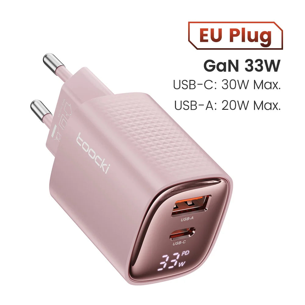 Toocki 33W GaN USB C Charger - CONGATON