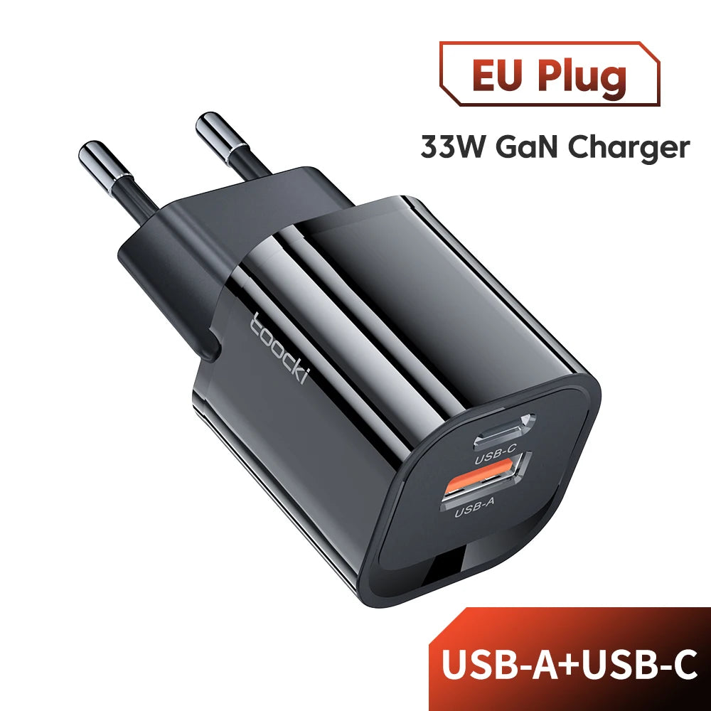 Toocki 33W GaN USB Type C Charger - CONGATON