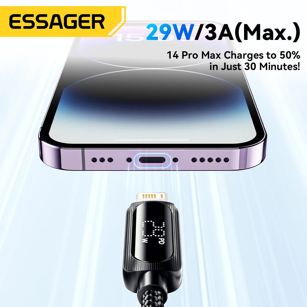 Essager USB C Cable 29W - CONGATON