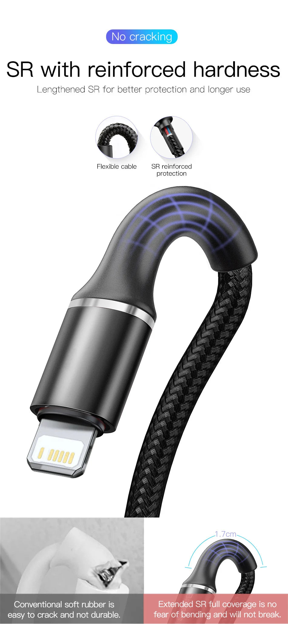 Baseus USB Cable 18W Lighting - CONGATON
