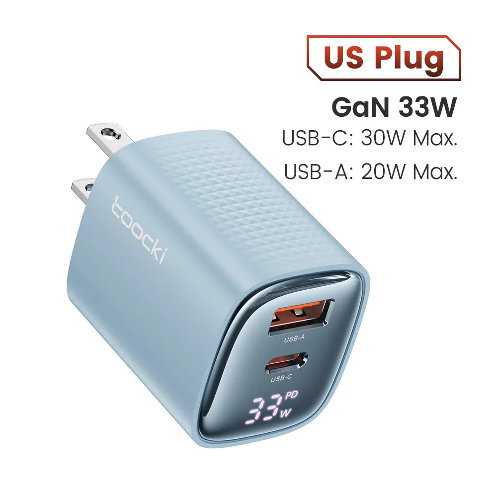 Toocki 33W GaN USB C Charger - CONGATON