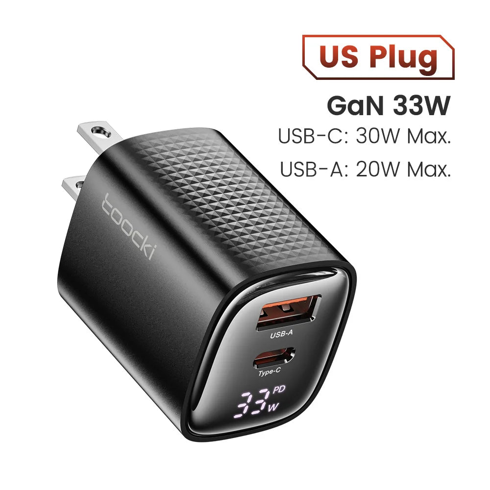 Toocki 33W GaN USB C Charger - CONGATON