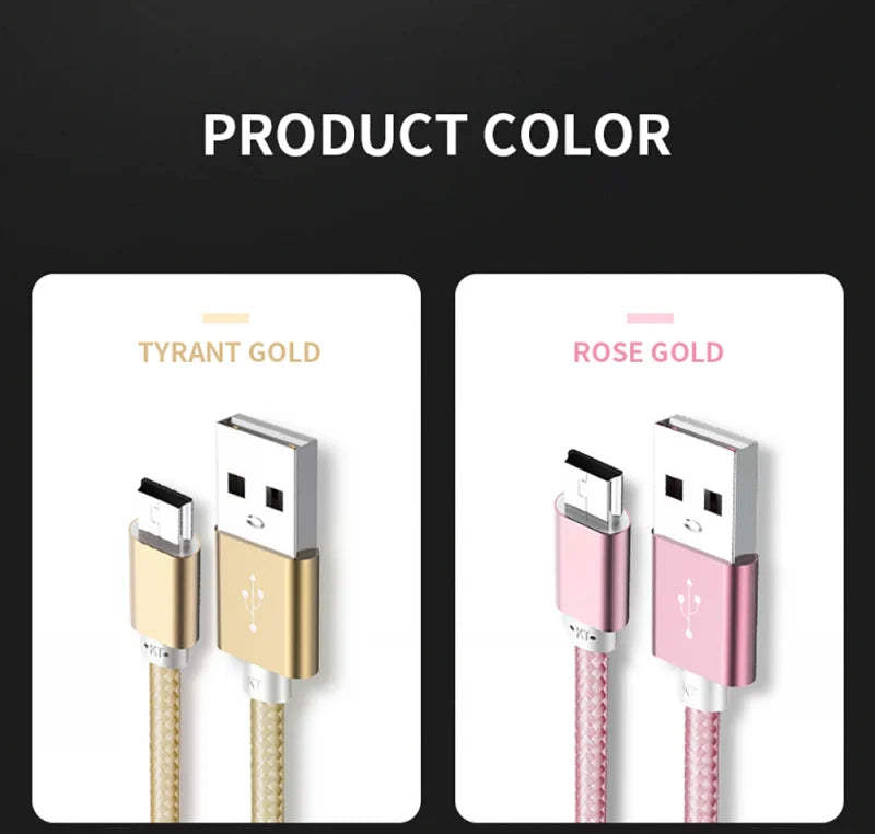 Mini USB Cable Fast Data Charger Cable - CONGATON
