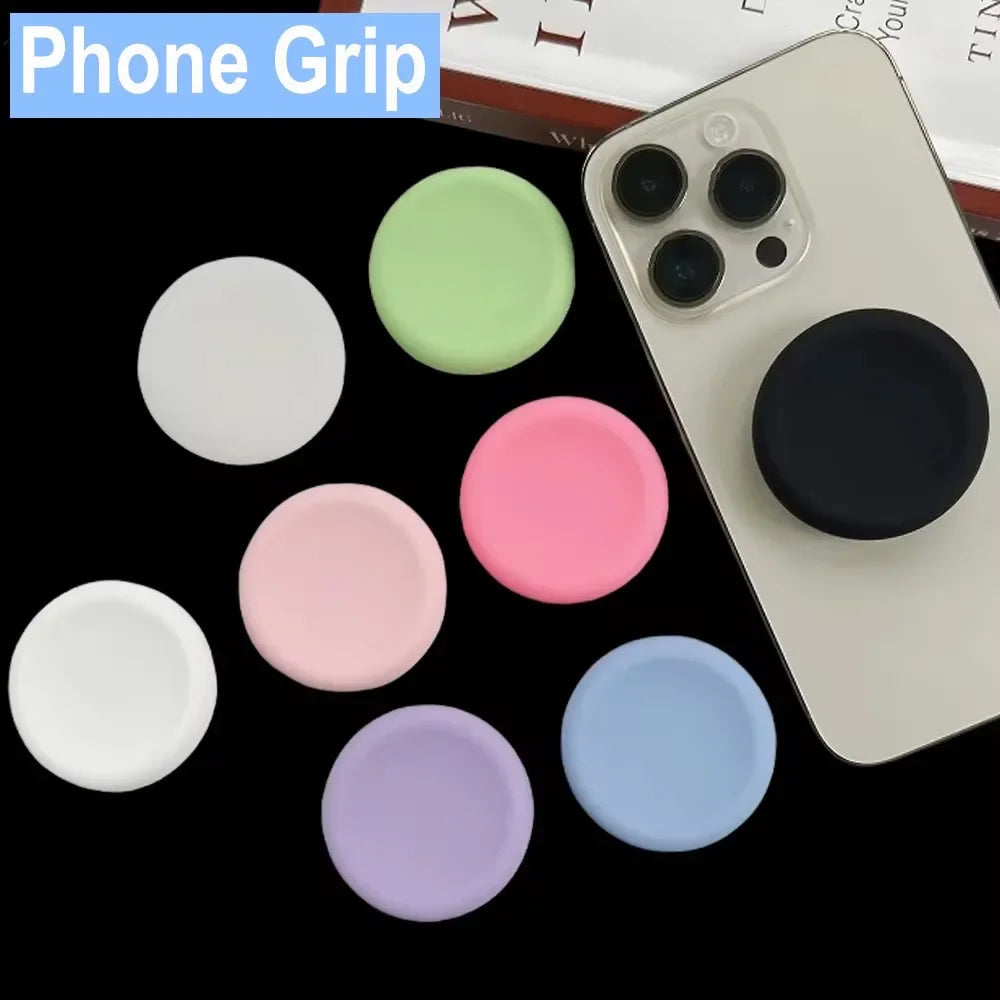 1PC Cute Colorful Design Liquid Silicone Phone Grip - CONGATON