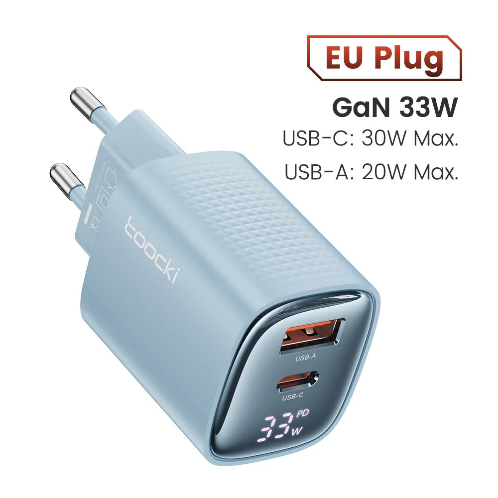 Toocki 33W GaN USB C Charger - CONGATON