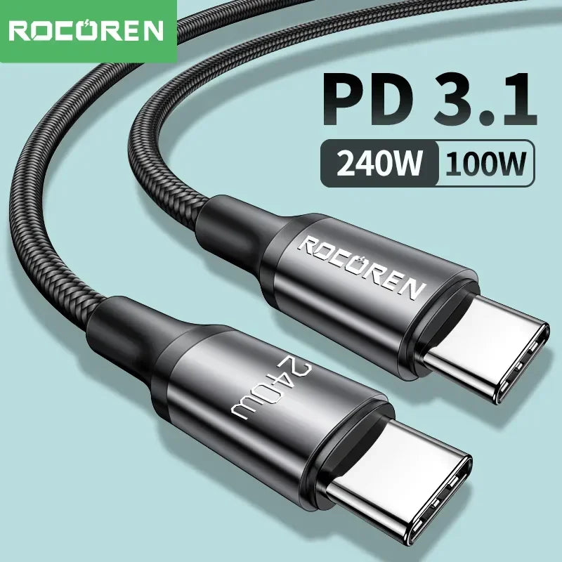 Rocoren 100W USB C PD 3.1 240W Fast Charging - CONGATON
