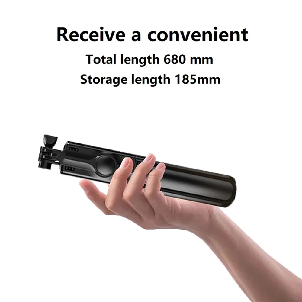 3In1 Bluetooth Wireless Selfie Tripod With Fill Light - CONGATON