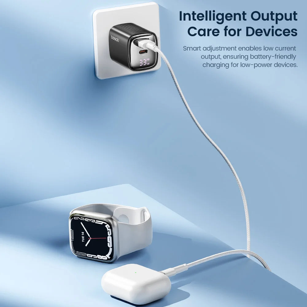 Toocki 33W GaN USB C Charger - CONGATON