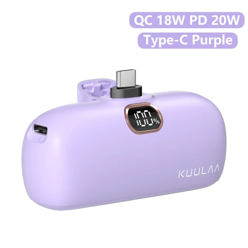 KUULAA Mini Power Bank 5000mAh - CONGATON