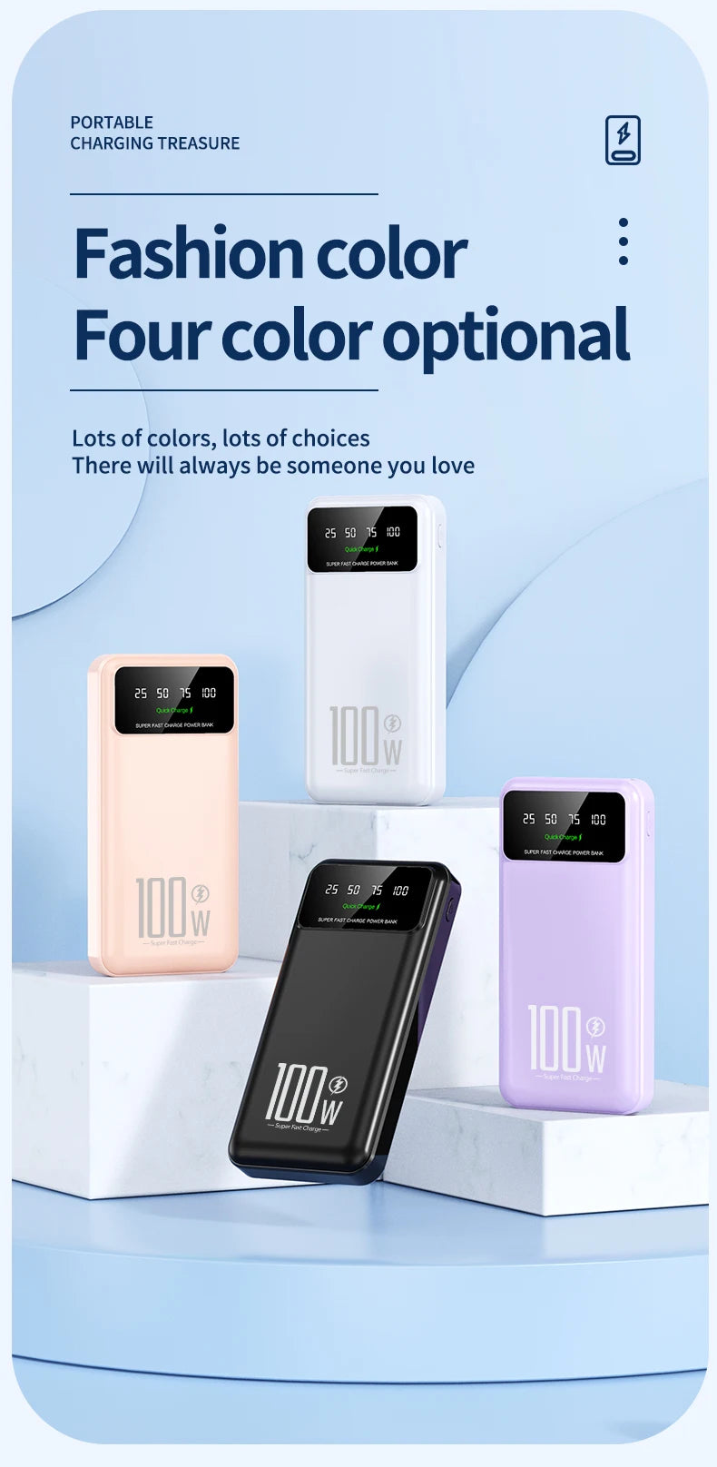 Xiaomi 50000mAh High Capacity 100W Power Bank - CONGATON