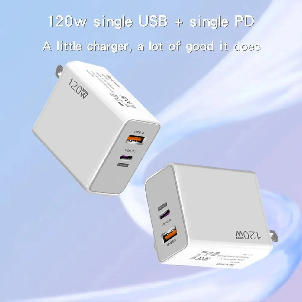 USB 120W Fast Charger Quick Charge - CONGATON