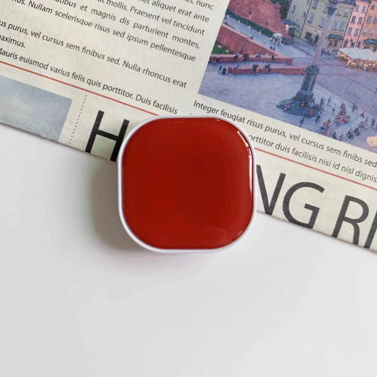 Cute Square Popping Sockets Grip Phone Holders Finger Ring - CONGATON