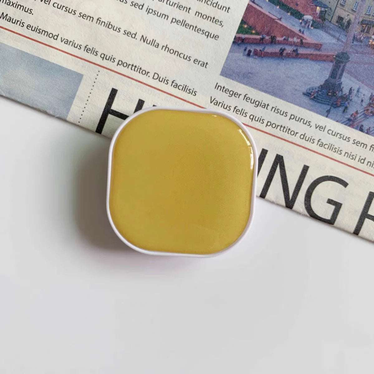 Cute Square Popping Sockets Grip Phone Holders Finger Ring - CONGATON
