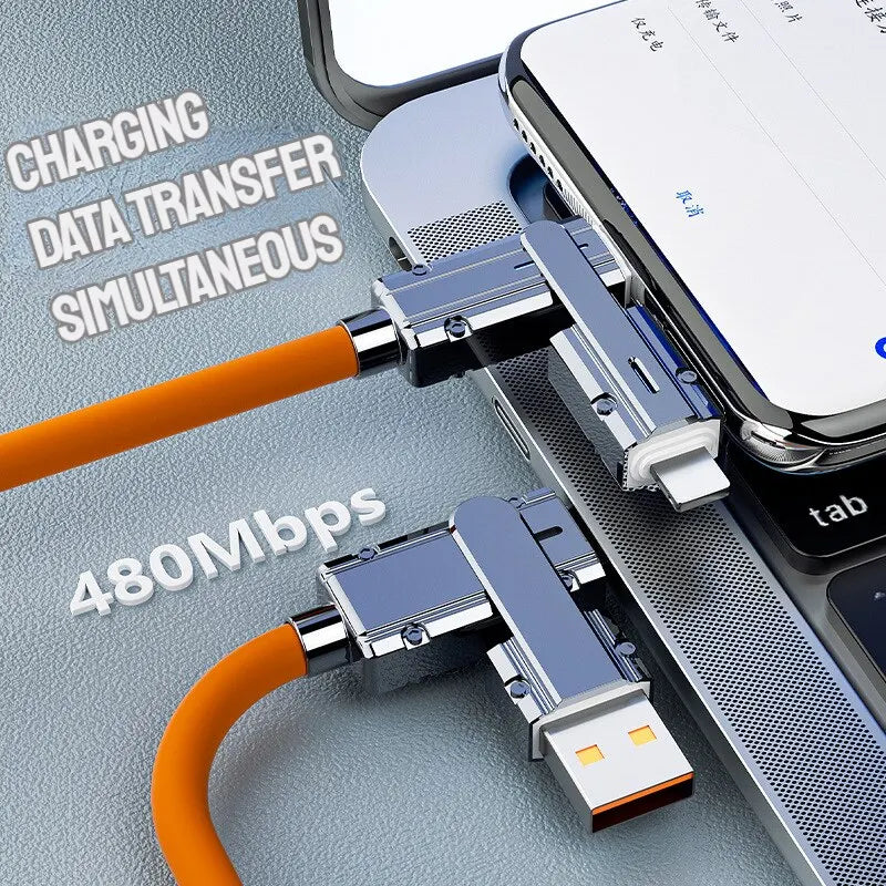 Type C To Typec Cable 2-In-2 66W - CONGATON