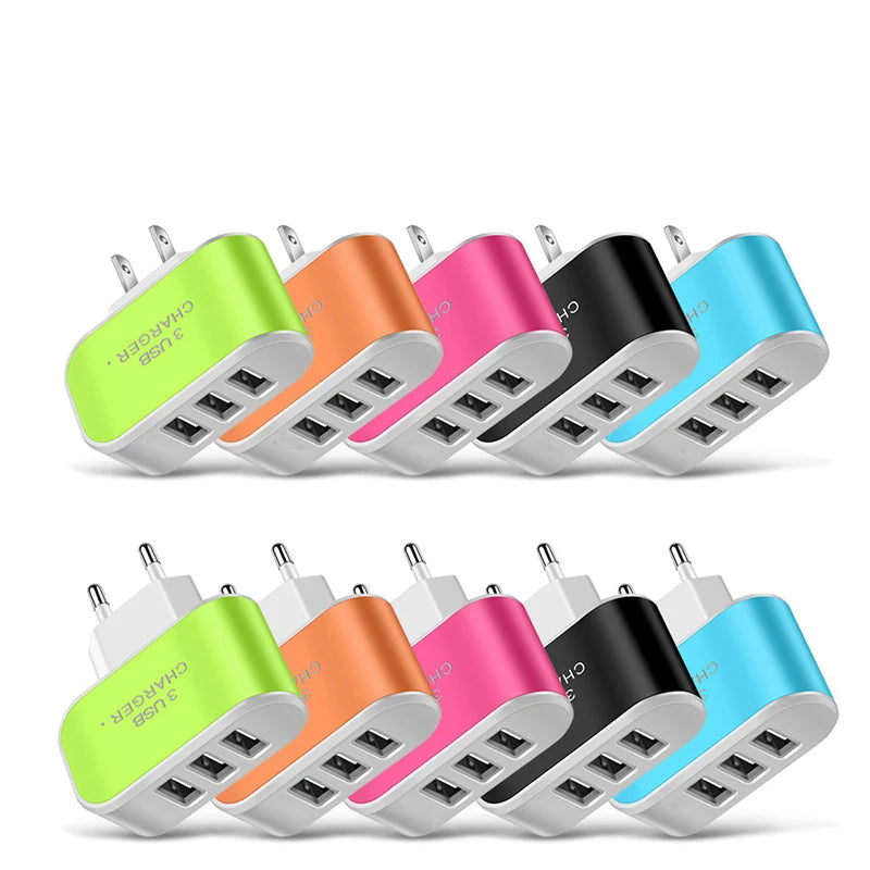 Tutew 3 USB Ports Multifunctional Charger - CONGATON