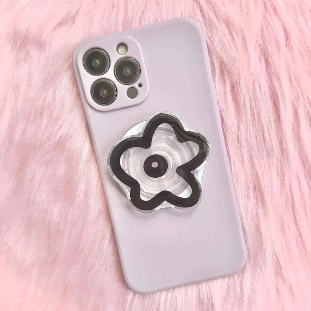 Korean Smile Face Flower Magnetic Stand Holder - CONGATON
