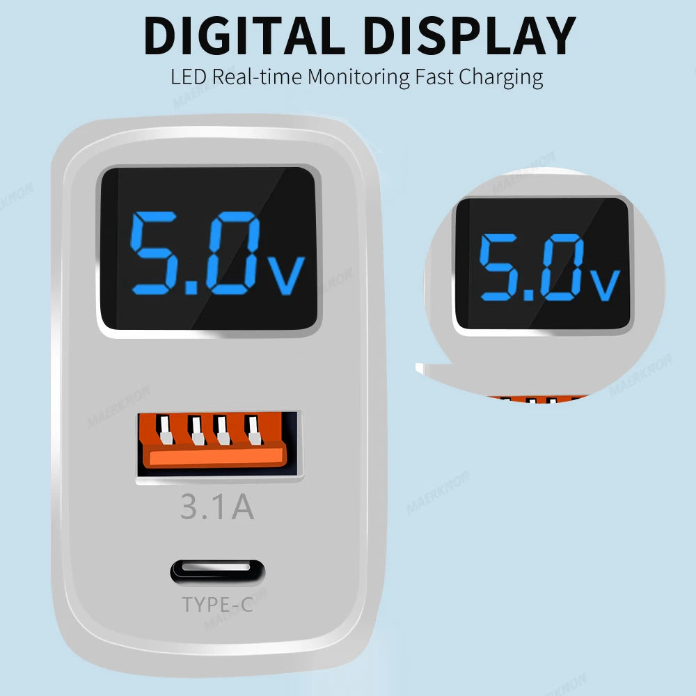 USB Type C Charger 20W PD Fast Charging - CONGATON