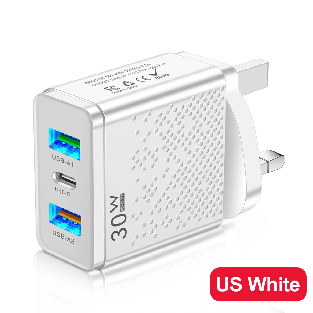 30W USB C Charger Fast Charger - CONGATON