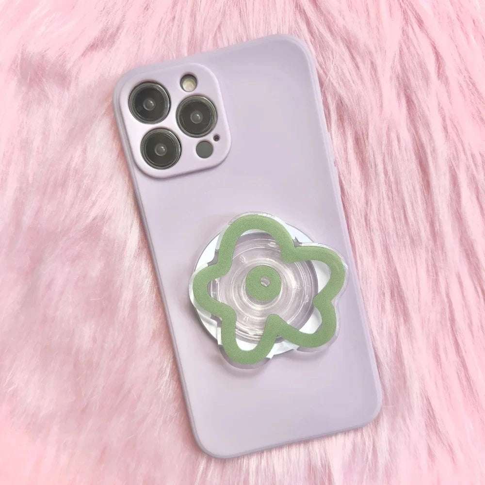 Korean Smile Face Flower Magnetic Stand Holder - CONGATON