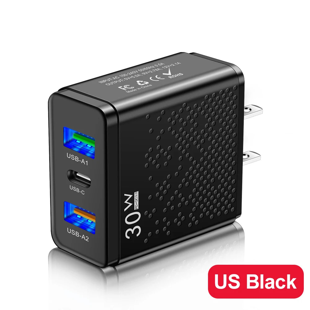30W USB C Charger Fast Charger - CONGATON