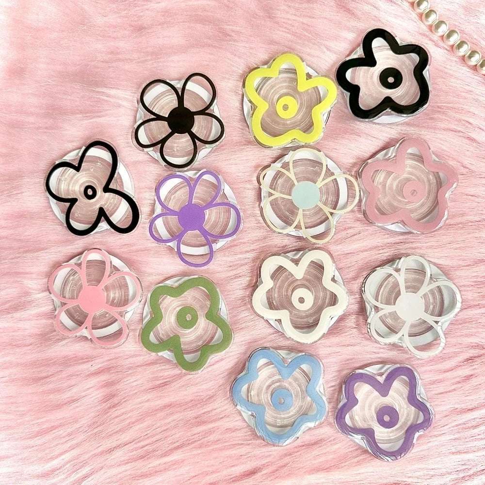 Korean Smile Face Flower Magnetic Stand Holder - CONGATON