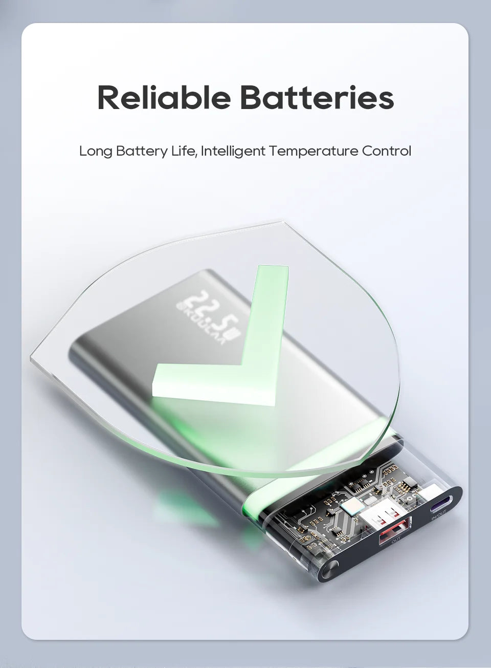 KUULAA 22.5W Power Bank 10000mAh - CONGATON