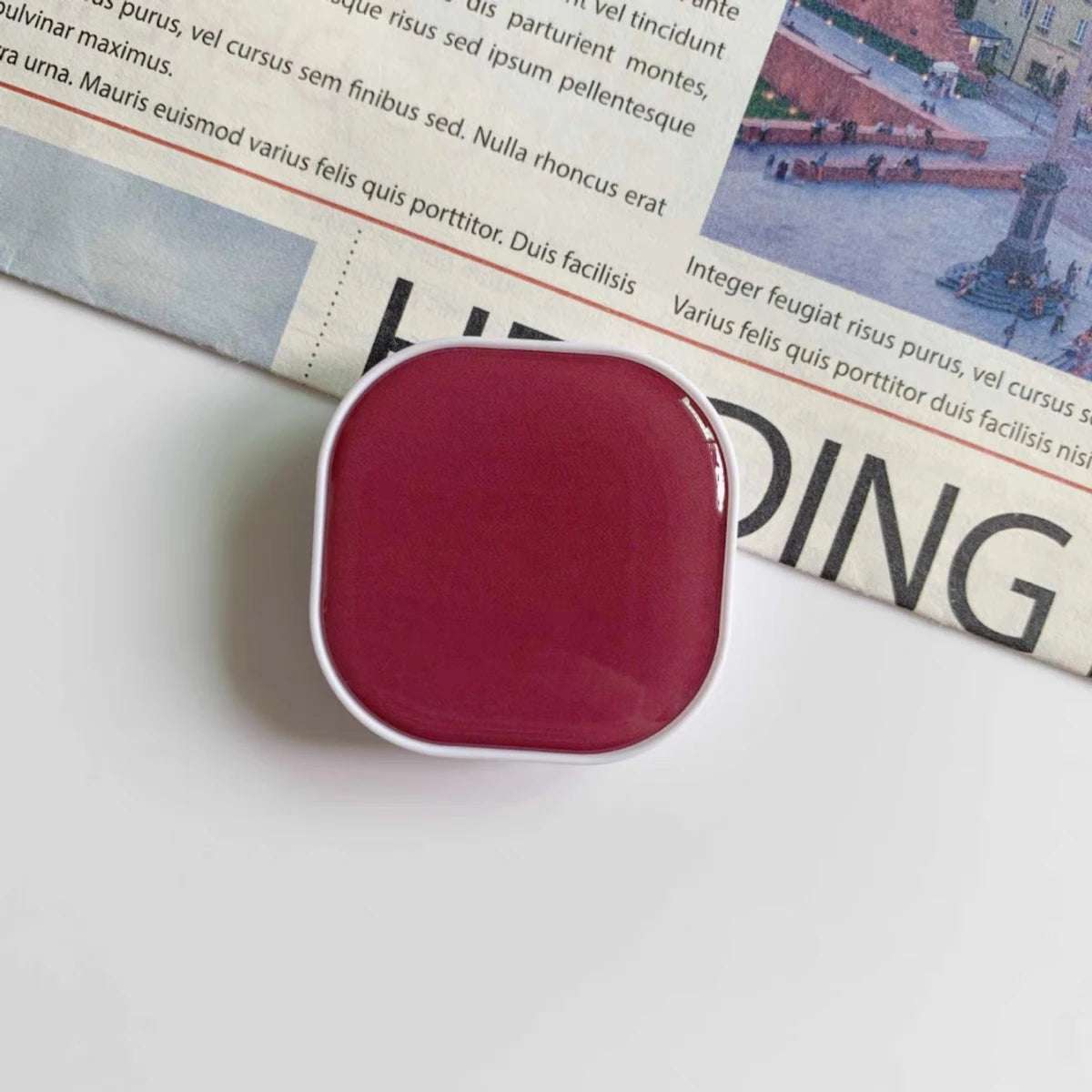 Cute Square Popping Sockets Grip Phone Holders Finger Ring - CONGATON