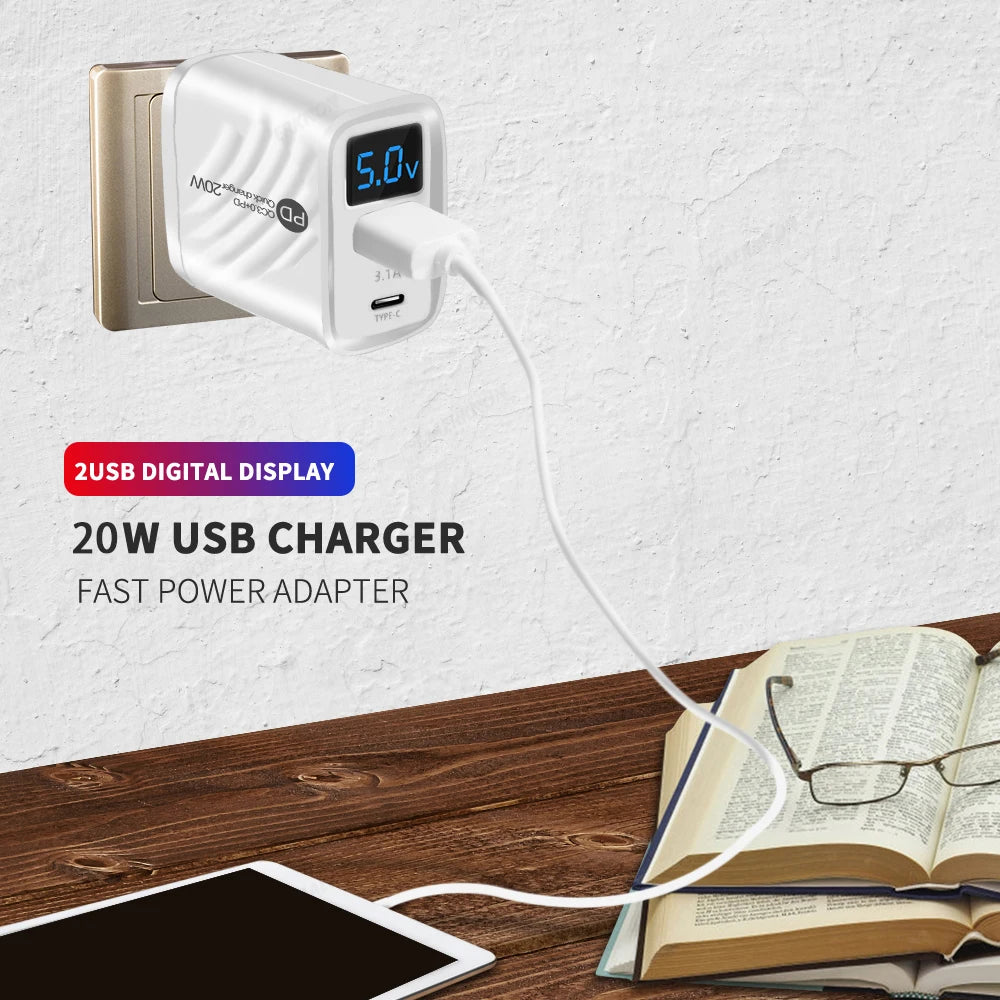 USB Type C Charger 20W PD Fast Charging - CONGATON