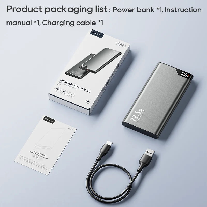 KUULAA 22.5W Power Bank 10000mAh - CONGATON