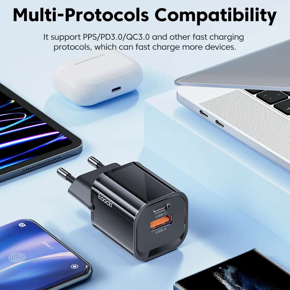 Toocki 33W GaN USB Type C Charger - CONGATON