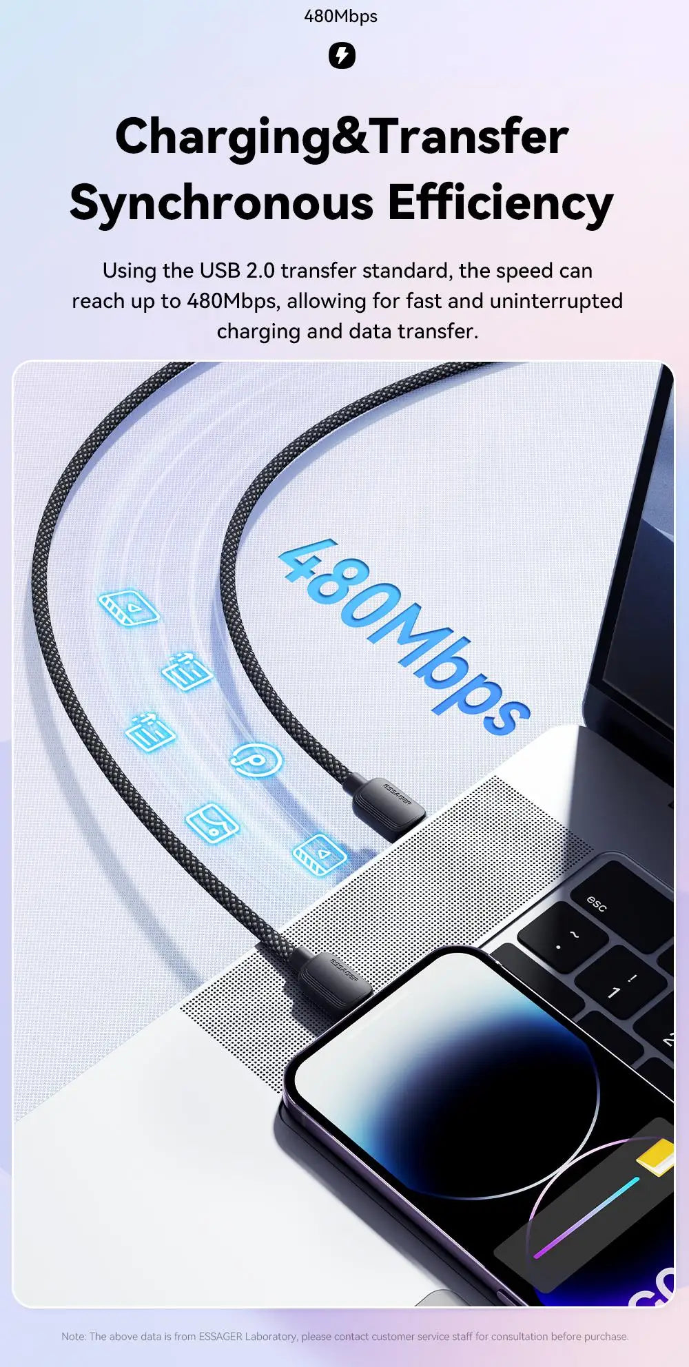 Essager USB Type C Cable 20W - CONGATON